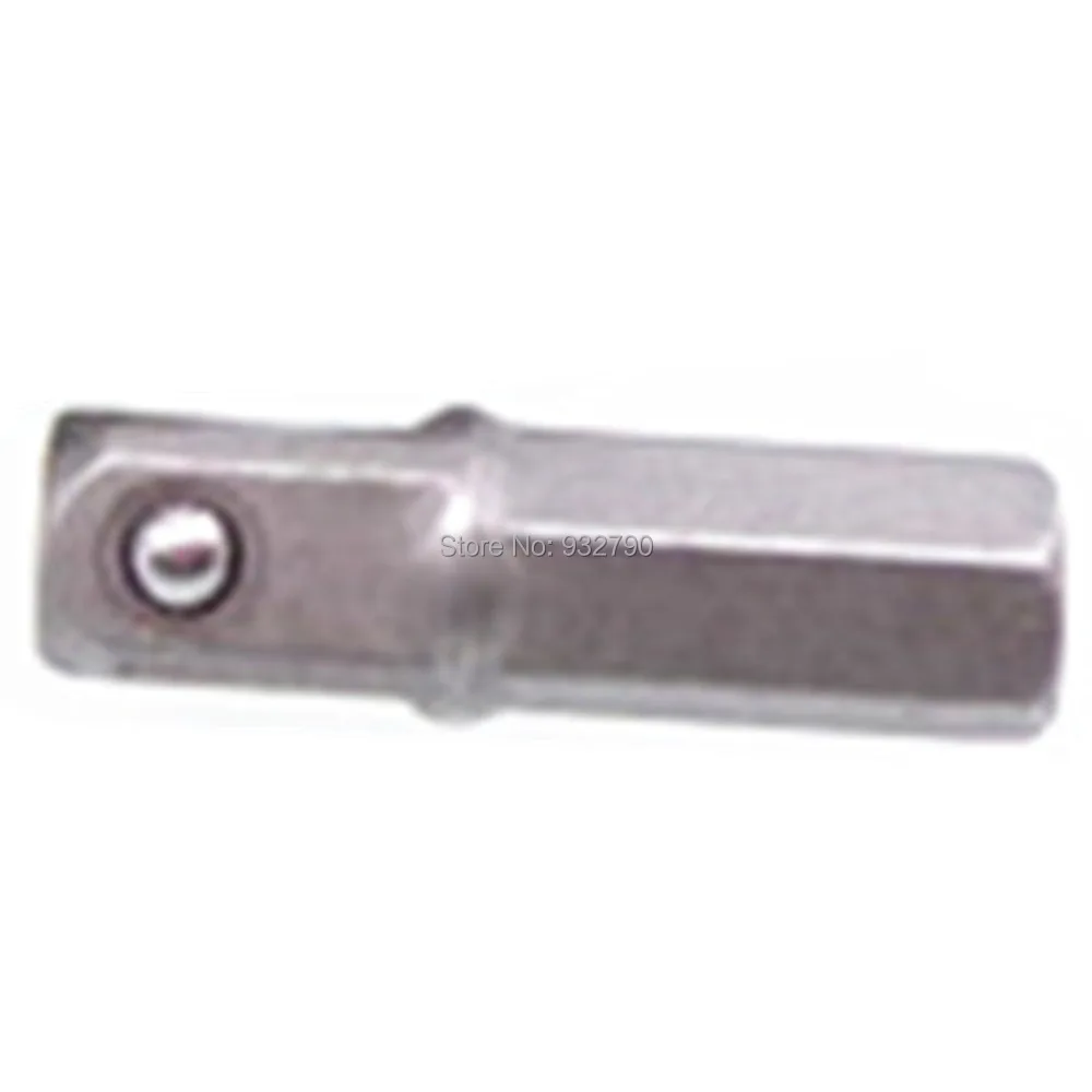 

25mm Converter 1/4" Hex To 1/4" Sq. Drive Socket Ratchet Adaptor Bit Extension Bit For Pneumatic Drill Screw Driver Screwdriver