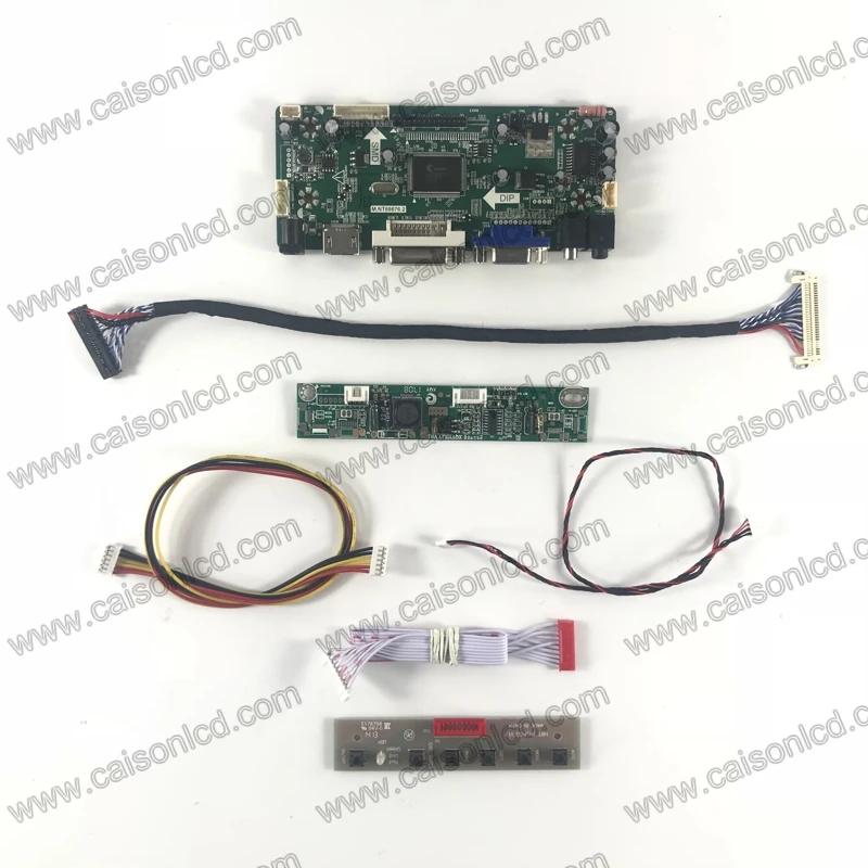 

NT68676 LCD controller board support HDMI DVI VGA AUDIO for 17 inch monitor 1280X1024 WLED LVDS LCD panel easy diy repair