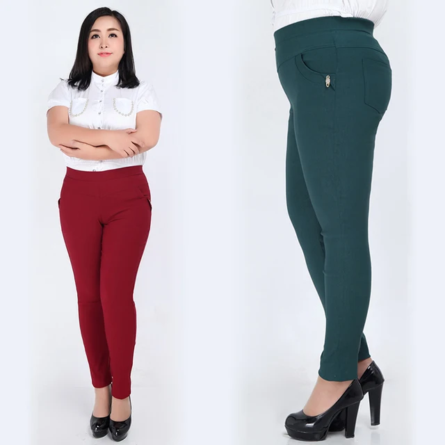 extra large plus size 3xl 6xl clothing trousers pencil pants elastic large pants size