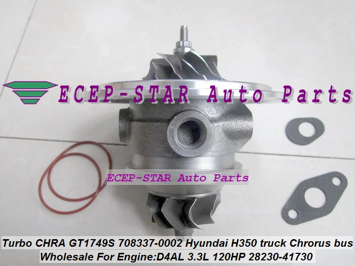 Turbo Cartridge CHRA GT1749S 708337 708337-5002S 28230-41730 708337-0002 For HYUNDAI H350 