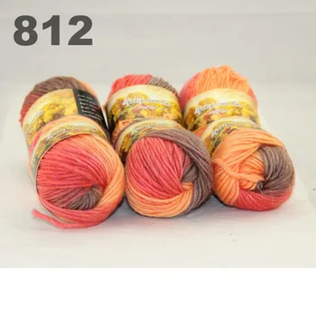 

6x50gr Skeins NEW Chunky Hand Coarse Knitting Scores wool yarn 812