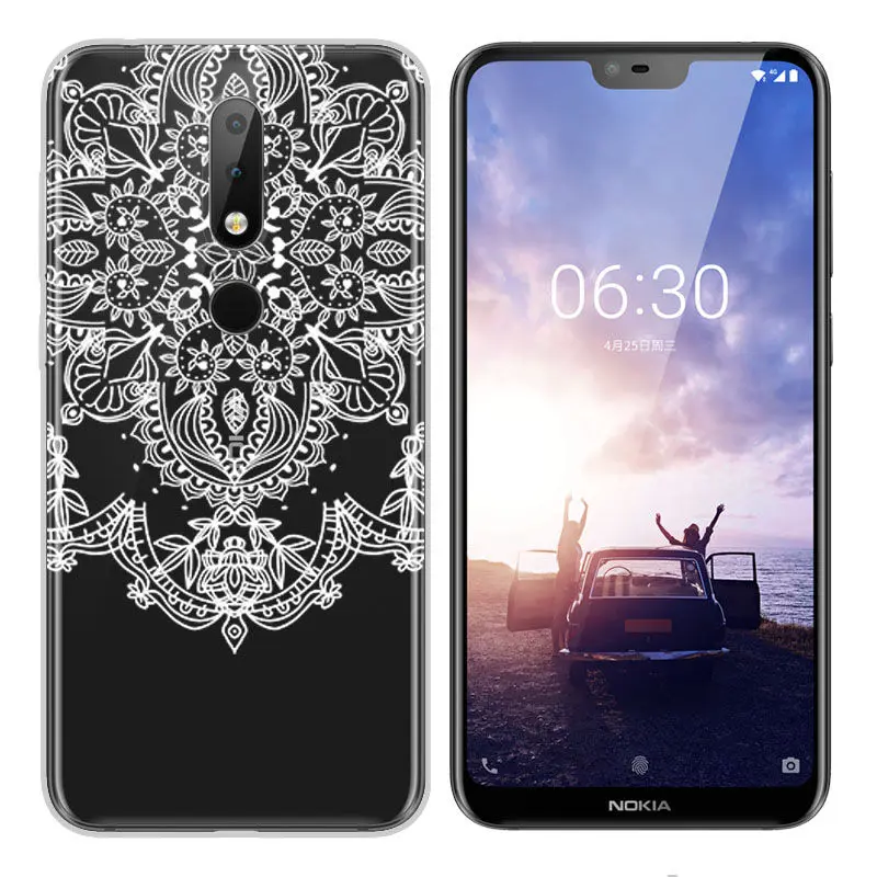 Arvin Silicone Fundas for Nokia X6 2018 Soft TPU Nokia 2 3 5 6 7 8 9 Cover Painted Phone Case for Nokia 3.1 6.1 Smart Back Cover (9)