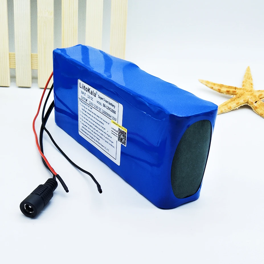 HK LiitoKala 12V 12Ah 18650 12V батарея 12000 mAh 10C батареи перезаряжаемые батареи для цифровой аварийного питания светодиодный светильник Emi