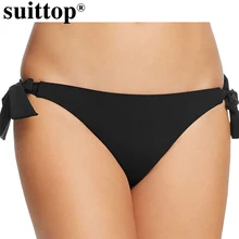 

suittop Briefs Bikini Bottom Black Women Swim Planties Sexy High Cut Two-Piece Separates Swimsuit Low Waist Bottoms Swim Trunks