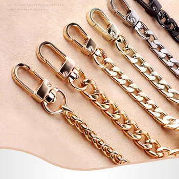 

drag chain for bag pet chains black silver golden L 120cm free shipping