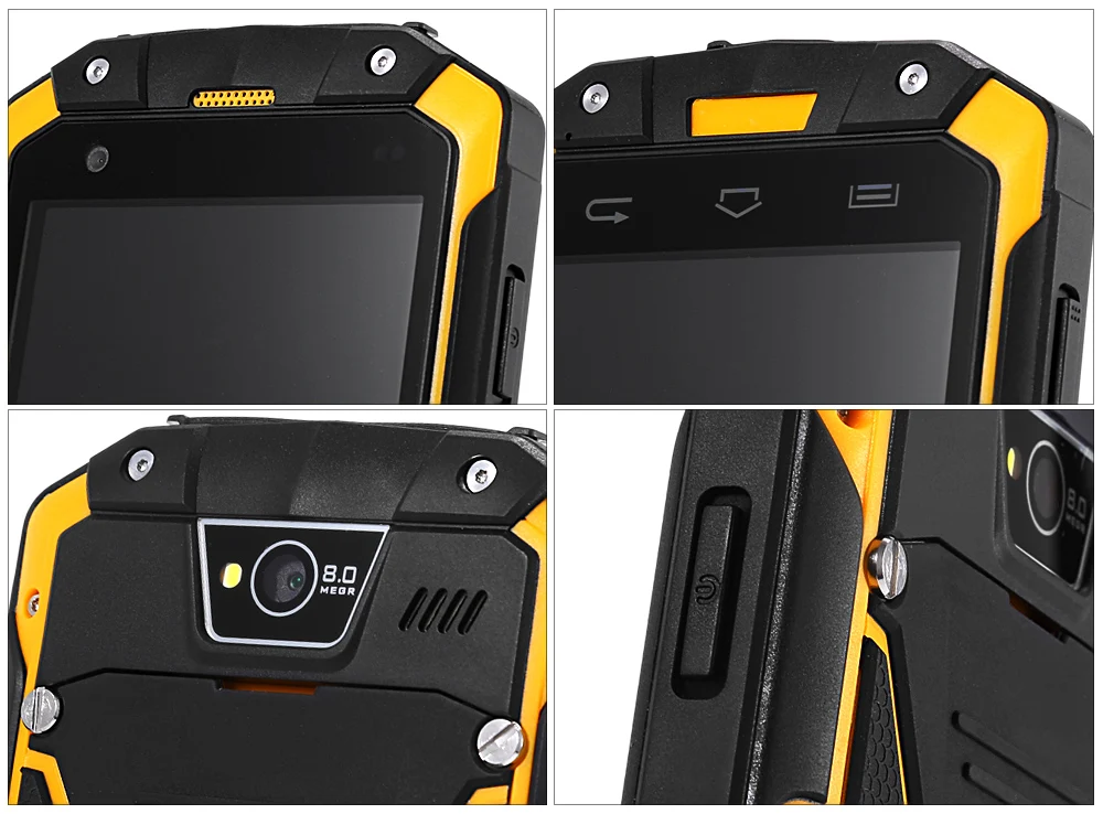 Оригинальный GuoPhone V9 телефон PRO с IP68 MTK6580 Android 5 1 3G GPS AGPS 4 дюймов экран ударопрочный
