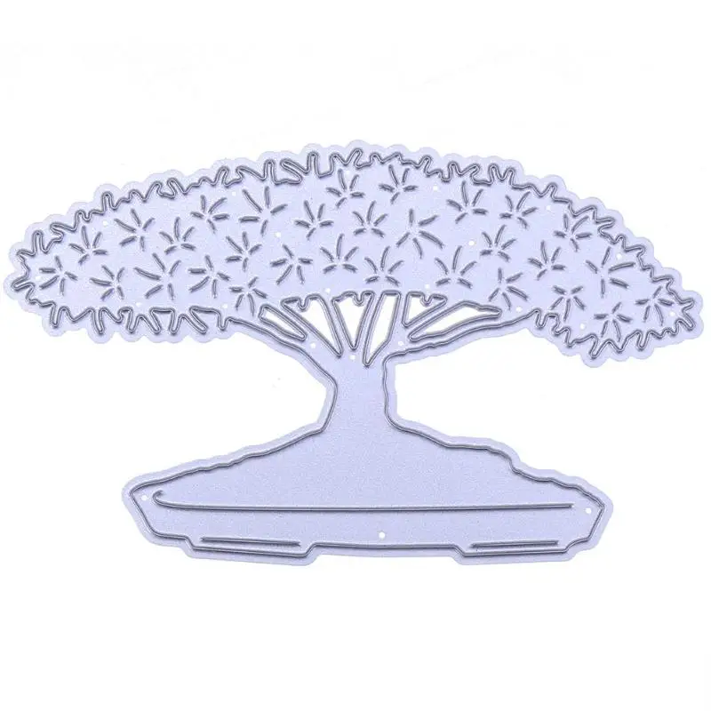 

Potted Plant DIY Cutting Dies Plant Tree Scrapbook Embossing Stencils Paper Craft Photo Album Decoration Paper Die