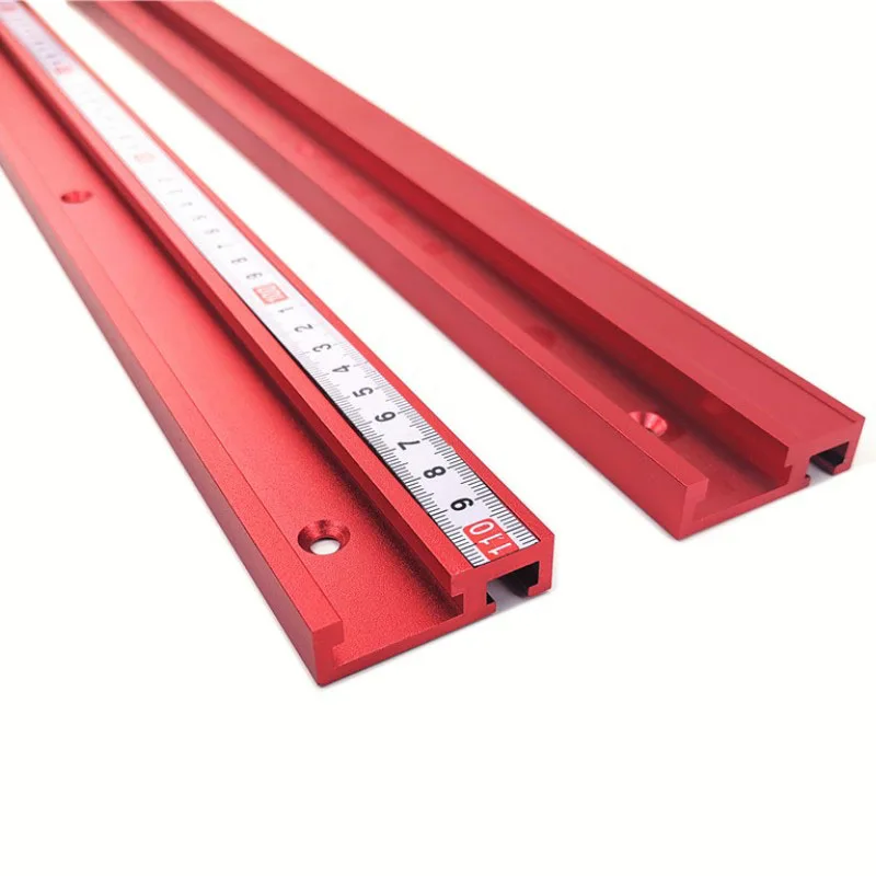 

Aluminum Alloy 400mm Miter Track Aluminium Alloy T-Slot Fixture Workshop Accessories Durable Useful