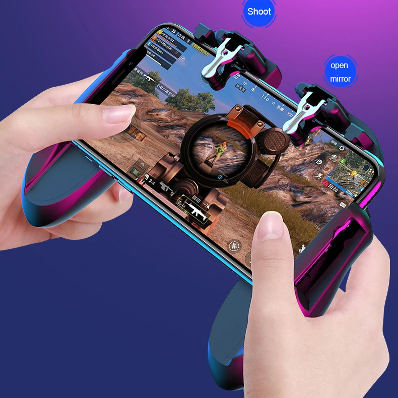 PUBG Mobile Game Controller Dzhostik Gamepad Trigger Aim L1R1 Shooter Joystick For IPhone Android Phone For Game Pad Accesorios (13)