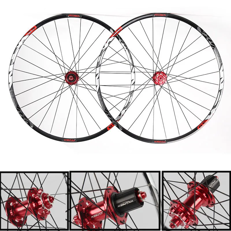 Excellent RUITUO MTB Mountain Bike Bicycle wheel aluminum alloy 100*135/100*15/142*12 bearings hub wheel wheelset 29 inches 0