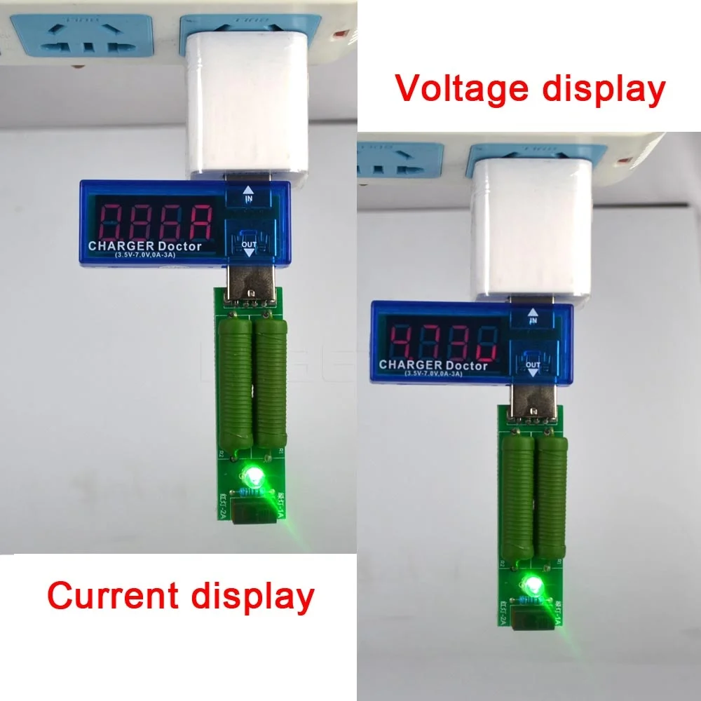 USB Вольтметр Амперметр цифровой 4-разрядный Дисплей мобильный Мощность зарядный детектор Зарядное устройство Doct прибор для измерения тока Ёмкость Напряжение метр