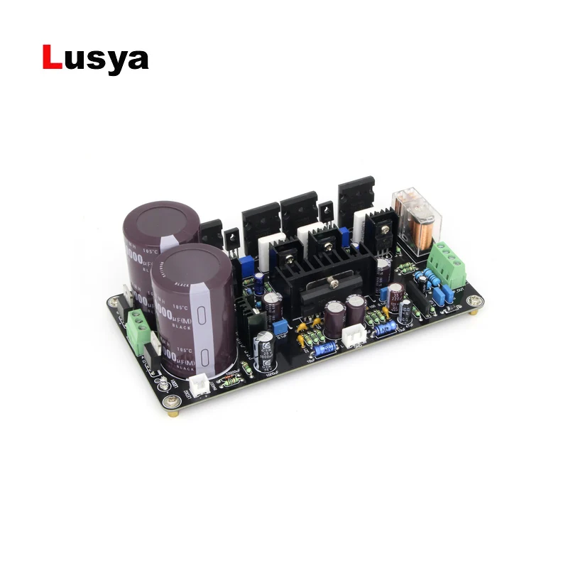 Плата усилителя мощности HIFI 2 0 125 Вт + aeas/C5200 IRFP9240/IRFP240 с защитной цепью для динамика