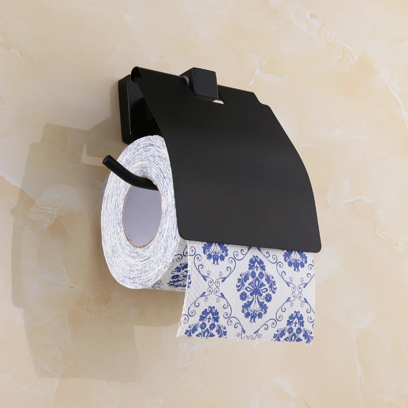 Европейский черный держатель для туалетной бумаги Античная нержавеющая сталь Моталка для прокладочной бумаги коробка рулон ткани держатель настенное крепление аксессуары для ванной комнаты
