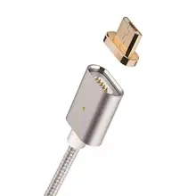 Nylon Braided Magnetic Connector Micro USB Charging Cable Data Sync& Charging For iPhone For Lightning Android Devices S0J10 P30
