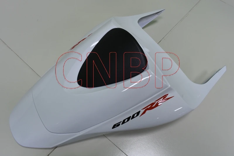 Обтекатель для мотоцикла CBR600 RR 2007 2008 красно белый цвет черные пластиковые