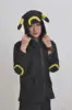 Women's Black Umbreon Hoodie Outerwear Jacket Sweatshirt Unisex Cosplay Costumes Plush Animal Hoodie Suits ► Photo 2/6