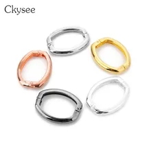 Ckysee 5 шт./лот золотистого и серебряного цвета О буквы кольцо