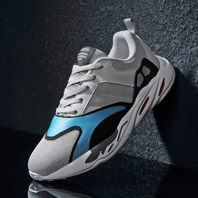 

Men Running shoes Summer Breathable Mesh Sports shoes 2019 New Trend Wild Men's Casual shoes Boy Outdoor Trekking Light Sneakers