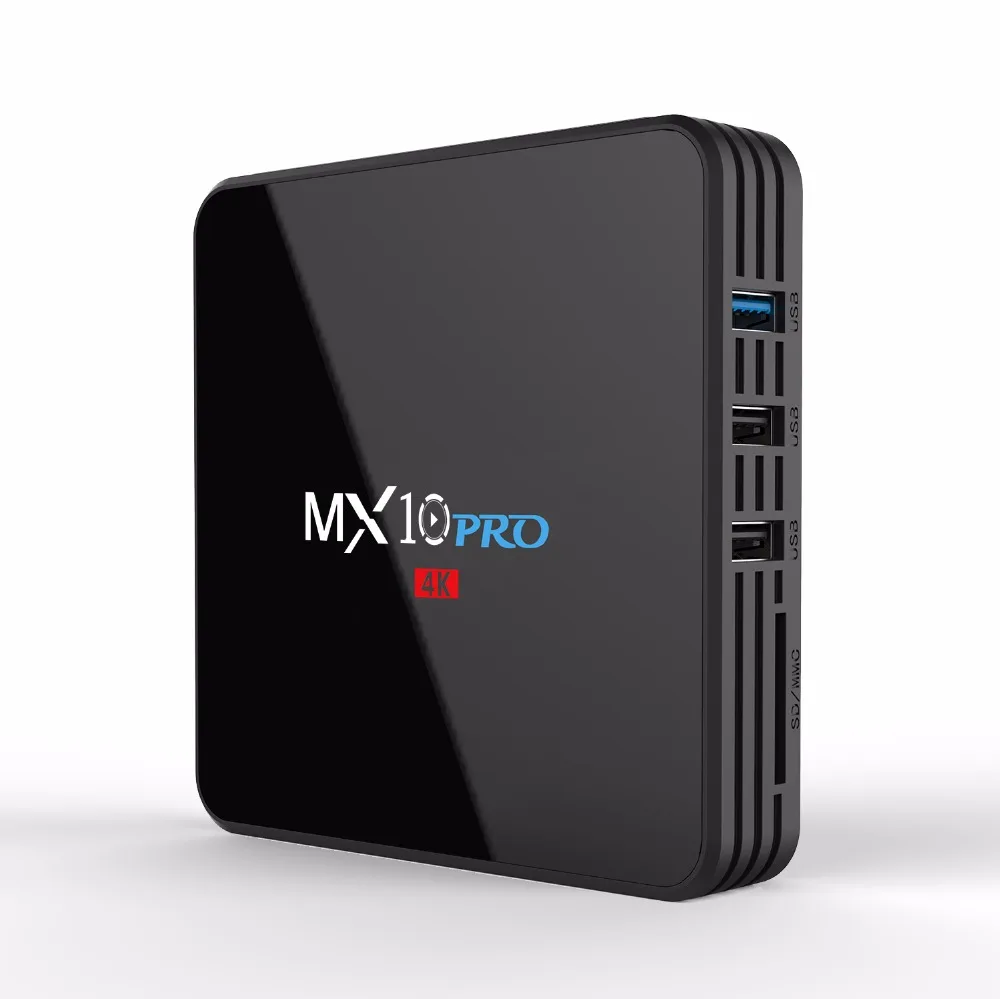 ТВ приставка MX10 PRO 4 Гб 32 ГБ Android 8 1 RK3328 4K Miracast Airplay 2 4G/Φ двойной Wi Fi HD медиаплеер