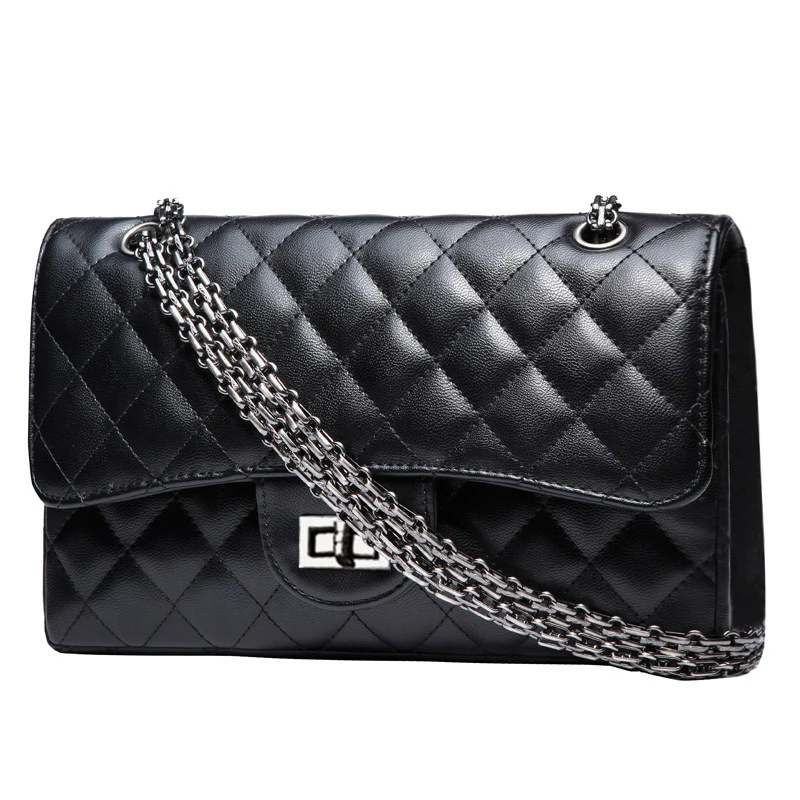 Glamourous Chain Bag Chic Quilted Bag Women Diamond Lattice Ladylike Small Shoulder Bag Ladies Trendy Casual