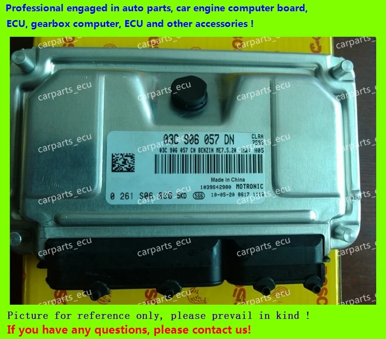 

For car engine computer board/VW Bora ECU/Electronic Control Unit/06A906032TN 0261201439/03C906057DN 0261S06030/03C 906 057 DN