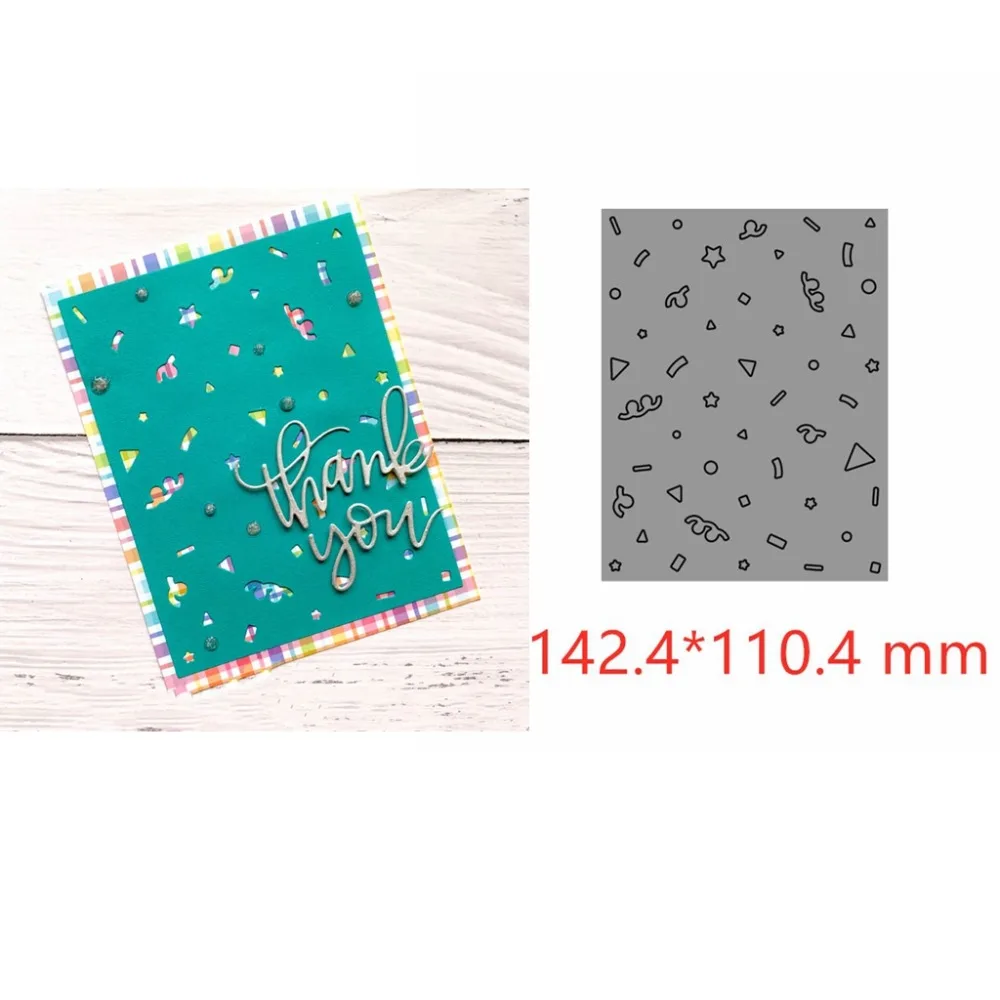 

Symbol Hollow Rectangle Shape Metal Cutting Dies Stencil Scrapbook Album Embossing For Gift Card Making Handcraft 2019