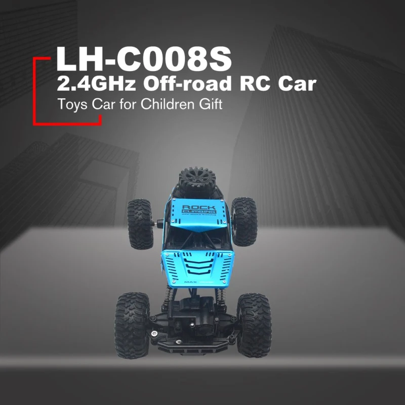 2,4 ГГц сильная мощность 4WD машина из сплава RC Off-road Rock взбирающийся гусеничный автоматическое устройство игрушки пульт дистанционного управления автомобиль для детей подарок
