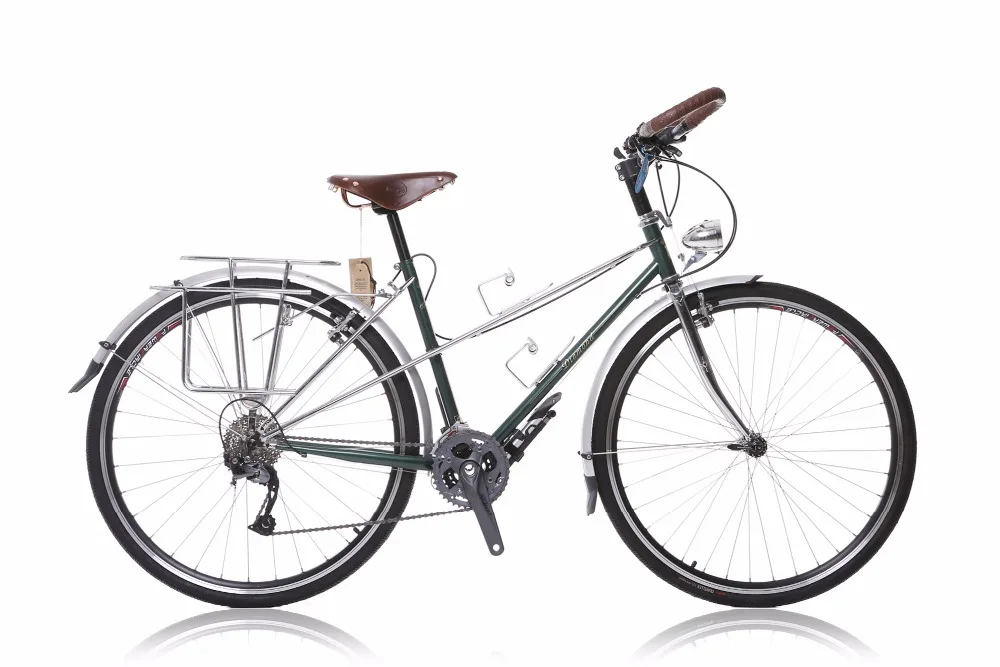700C road bike travel bike Reynolds frame / front fork 27 speed bike retro bicycle 700C touring bike