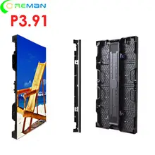 Простая в эксплуатации умная установка p3.91 500*1000 мм Светодиодная видеопанель с мощью con быстро крепкие боковые замки