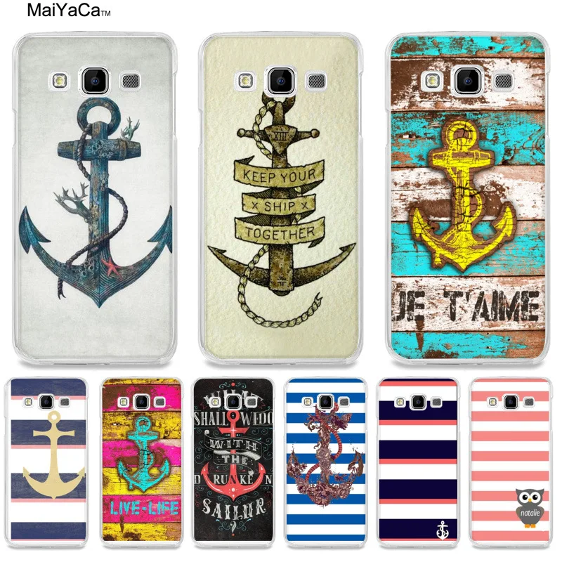 Чехол для телефона MaiYaCa blue sea ocean coral anchor starfish чехол samsung A3 A5 A7 A8 A9 note 4 note3