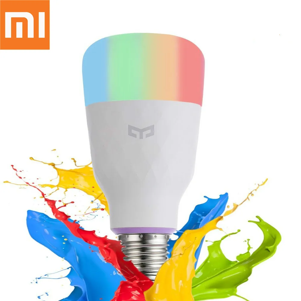Оригинальный умный ночник Xiaomi Yeelight цветная светодиодная лампа 800 люмен 10 Вт E27