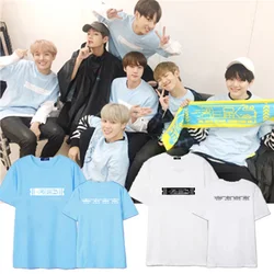 Bts Bangtan Boys League Japón Se Reúnen en Un Concierto de Concierto con la Camiseta de Hombres Y Mujeres Azules. Se Debe Ayudar a la Ropa de Verano. Bts Bangtan Boys League Japón Se Reúnen en Un Concierto de Concierto con la Camiseta de Hombres Y Mujeres Azules. Se Debe Ayudar a la Ropa de Verano.