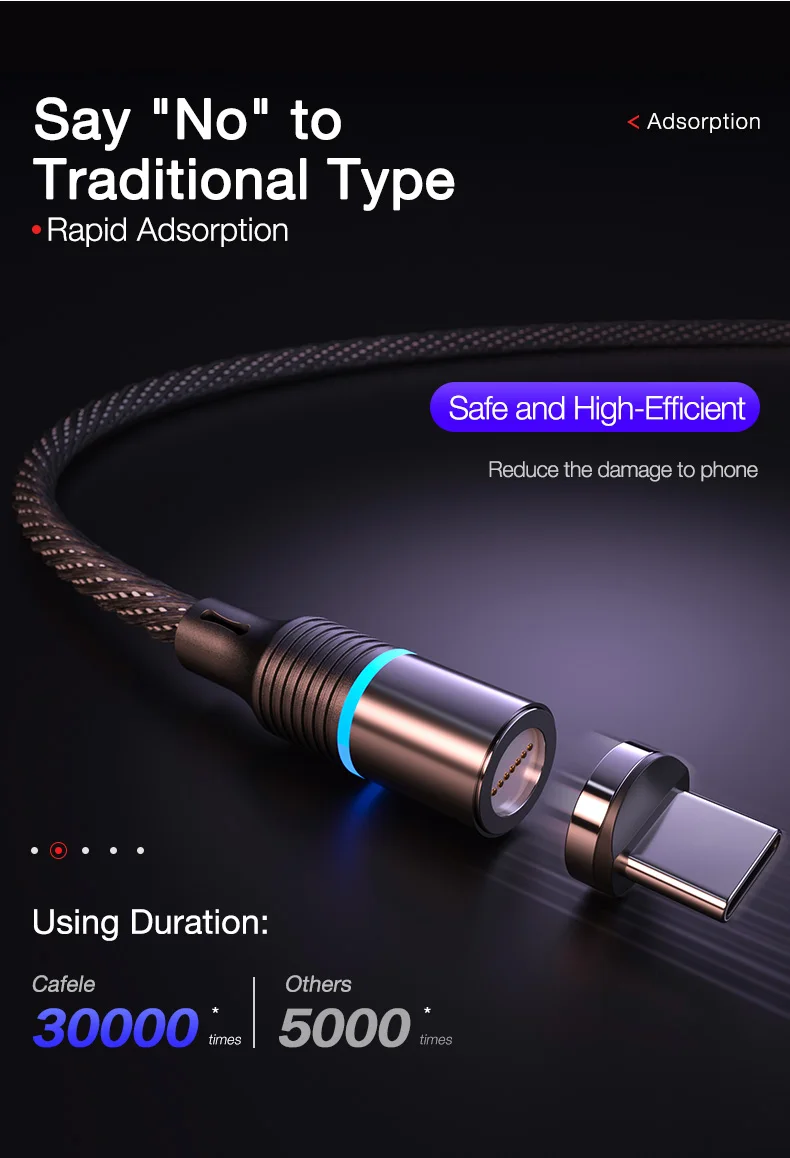 magnet cable for iPhone Xiaomi Samsung Huawei (3)