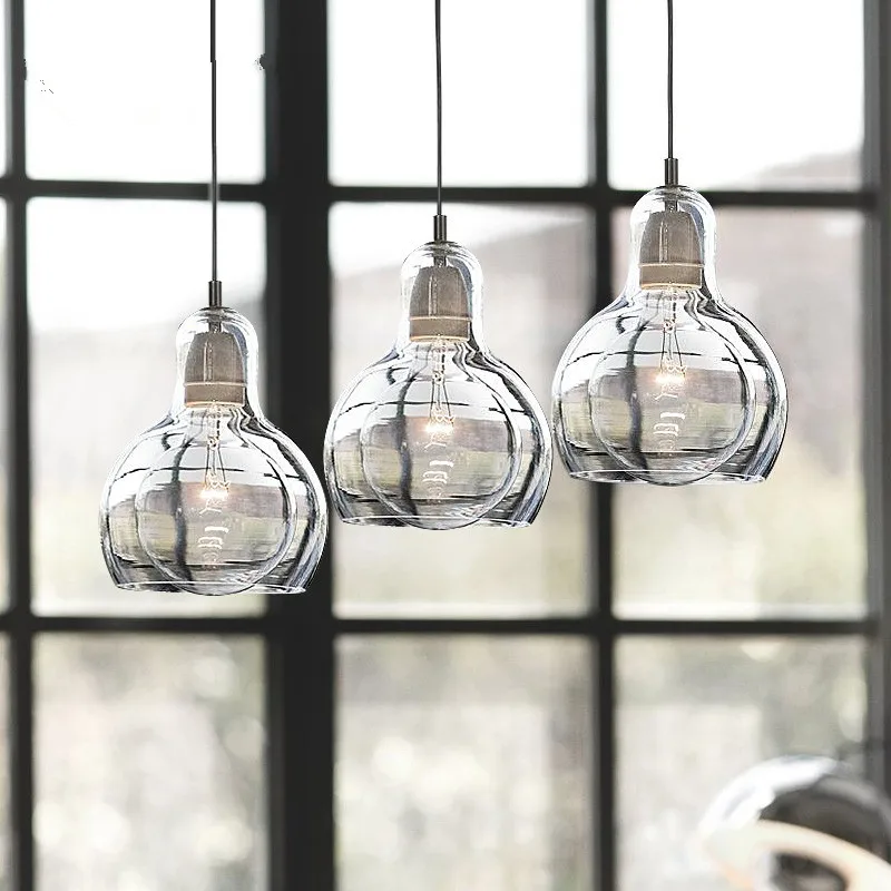 Современный стеклянный подвесной светильник s, скандинавские лампы, подвесные лампы, светодиодный светильник, Светильники для гостиной, кухни, люстра, настольная лампа