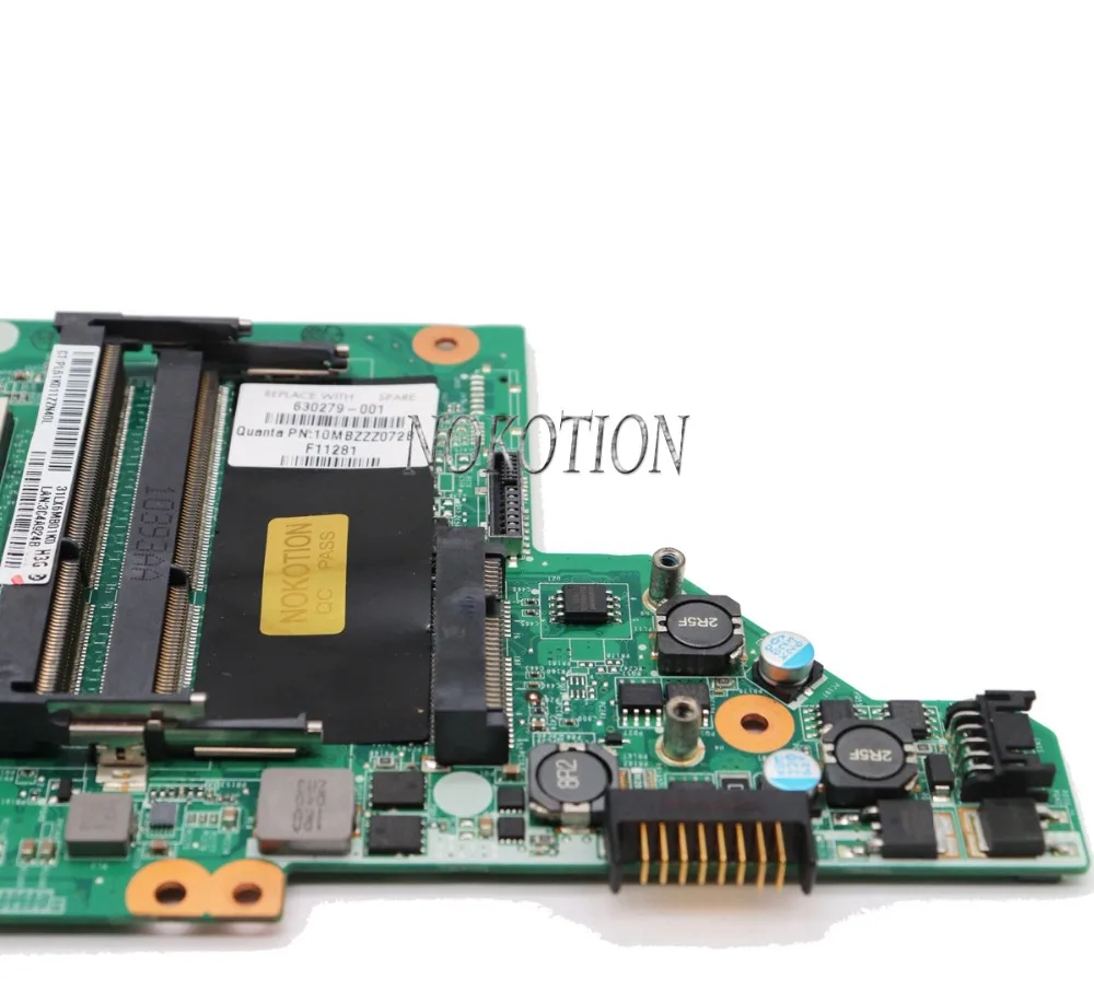 615279-001 630279-001 для hp Pavilion DV6T DV6 DV6-3000 материнская плата для ноутбука Intel ddr3 с ATI графическая карта основная плата Бесплатный процессор