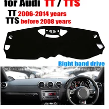 Приборной панели автомобиля Обложка для Audi TT 2006-/TTS до 2008 правым dashmat pad тире охватывает авто аксессуары приборной панели