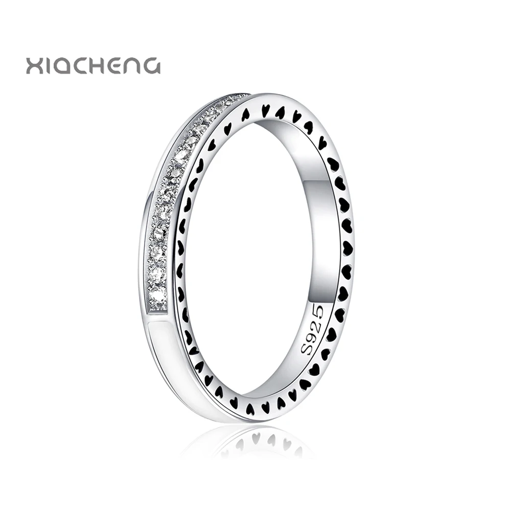 Ningbo 925 серебро полный любовь с каплями масла Кристалл обручальное кольцо Fit Для