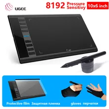 UGEE M708 Upgrades Graphic version Drawing Tablets10x6 inch Active Area 8192 Level Art Drawing Board Electronic Writing Tablet