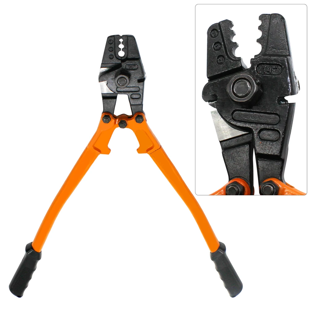

Shaddock Fishing 35.56cm 1.1KG High Carbon Steel Orange Fishing Pliers Wire Rope Crimpers For Line Crimp Multifunction Tools