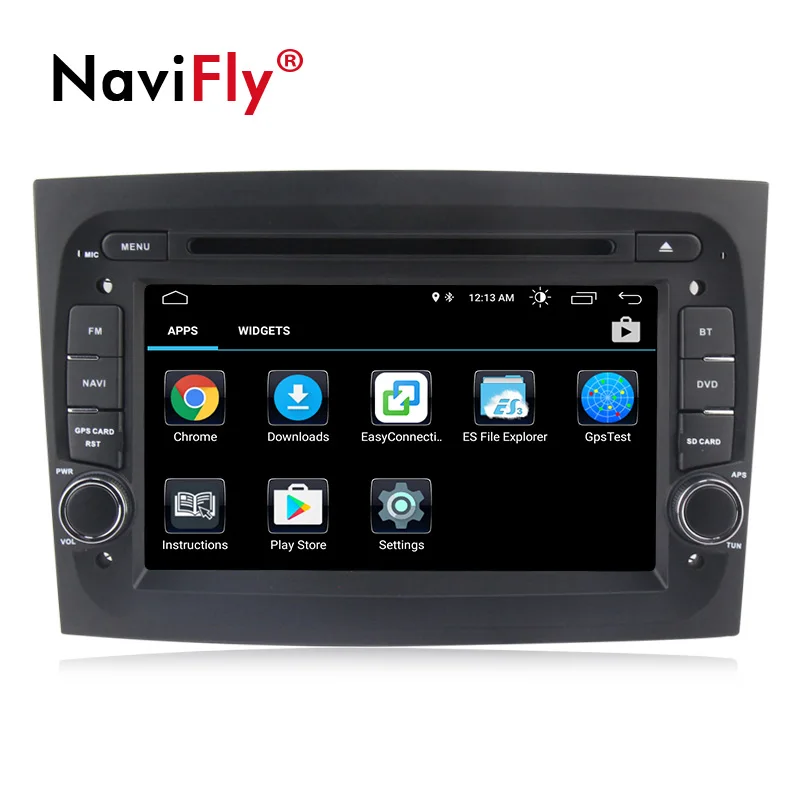 Excellent Android 8.1 CD DVD USB SD play GPS radio cassette for Fiat Doblo 2015 2016 support RDS 4G WIFI 1