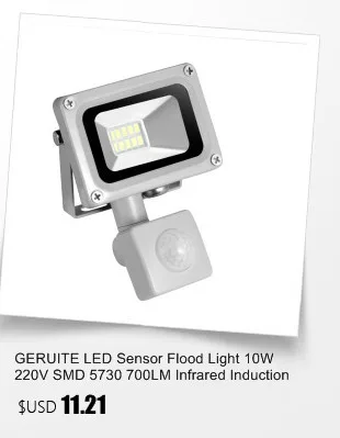 Сенсор прожектор высокой Мощность 20 Вт 900LM теплый белый SMD Led лампа Водонепроницаемая лампа омывающего света садовое Наружное освещение 85 В постоянного тока-265 V