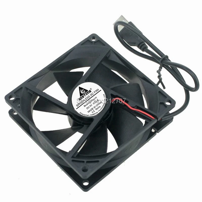 Кулер для охлаждения ЦП Gdstime 5 В USB 92 мм 92x92x25 мм|fan 92mm|5v usb fancpu cooling |