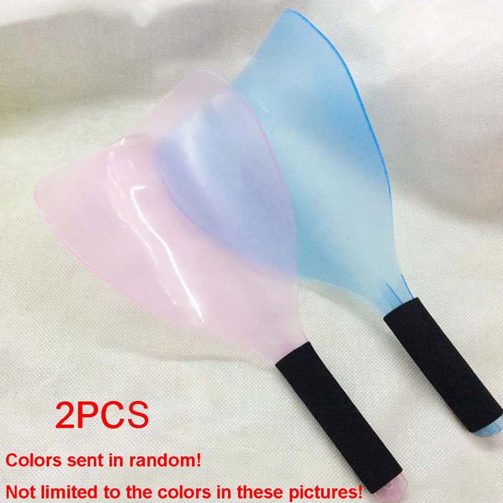 

2Pcs Professional Hair Salon Hairspray Mask Face Spray Shield Plastic Face Protector Mask Shield Barber Hair Styling Tool