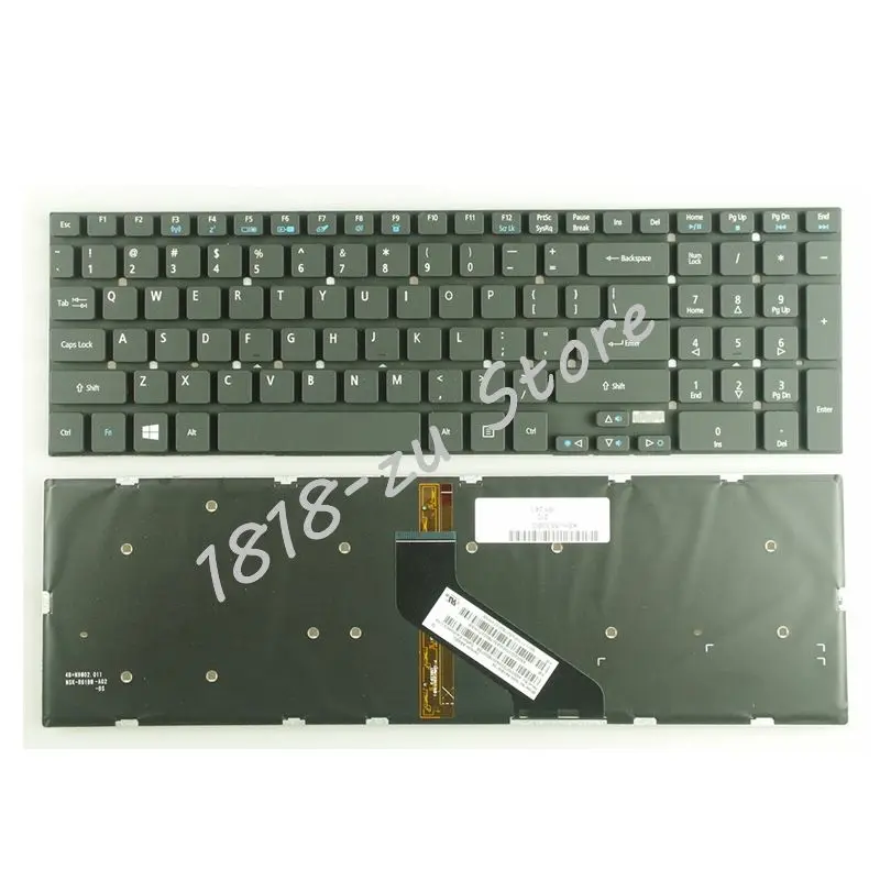 

YALUZU US backlight keyboard for ACER 5830 5830T 5755G V3-571G V3-572G 5830TG 5755 E1-522 E1-532 E1-532G E1-532P backlit English
