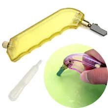 1 шт. вольфрам карбид витражи резак пистолет ручка масляный стеклорез с флакон в форме капли случайный цвет