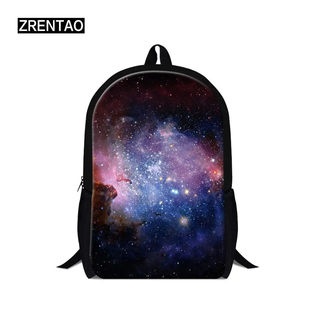 

16 Inch Large Universe Outer Space School Backpack High/Middle School Teenagers Boy Girl Bookbag Mens Travel Back Bagpack Oxford