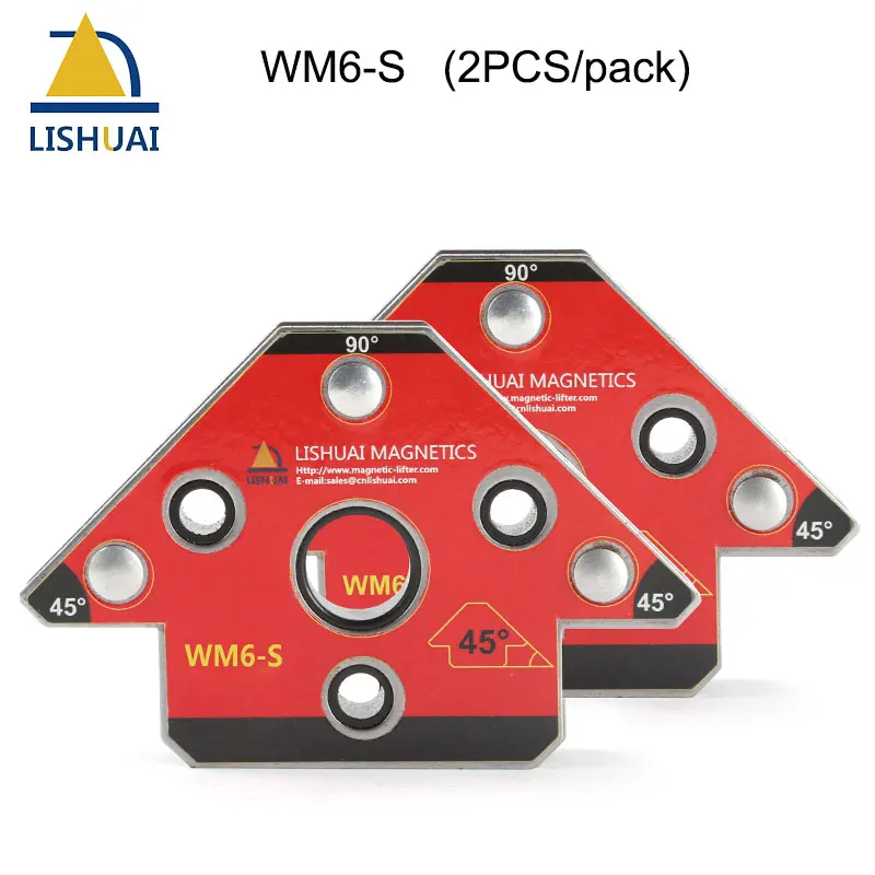 Preise Zwei stücke Pack Pfeil Magnetische Schweißen Halter Neodym Magnet Schweißen Clamp Kleine Größe WM6 S