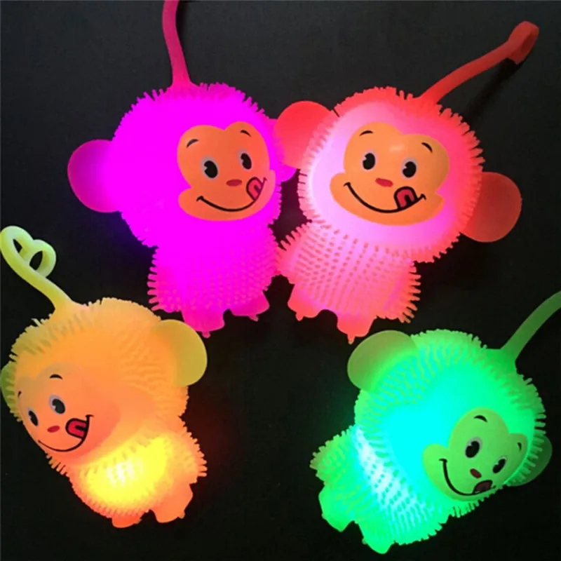 Флэш-шар Маленькая обезьяна светильник-излучающие игрушки для детей хип-хоп обезьяна вентиляционный шар детские подарки