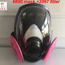 Высокое качество Респиратор маска 6800+ 3 М 2097 фильтр высокой четкости противоударный респиратор