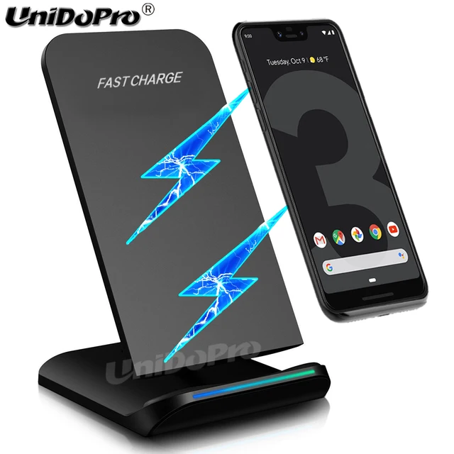 Best Offers Wireless Charger Pad for Google Pixel 3 / Pixel 3 XL Qi Chargeur Induction Fast Wireless Charger for Google Pixel 3XL